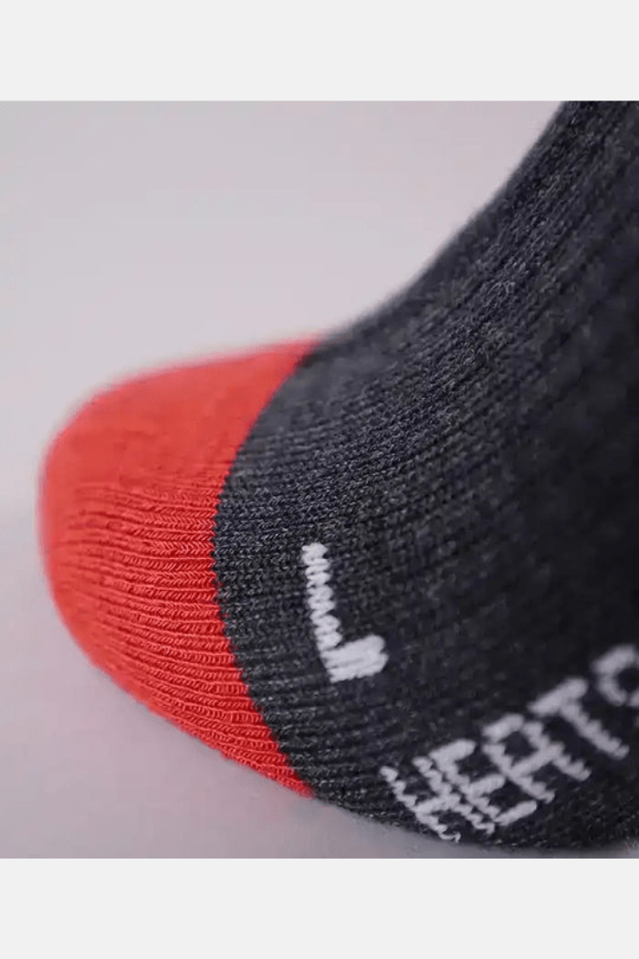 Lenz Calcetines Calefactables 5.1 Toe Cap Regular Fit Anthracite/Red