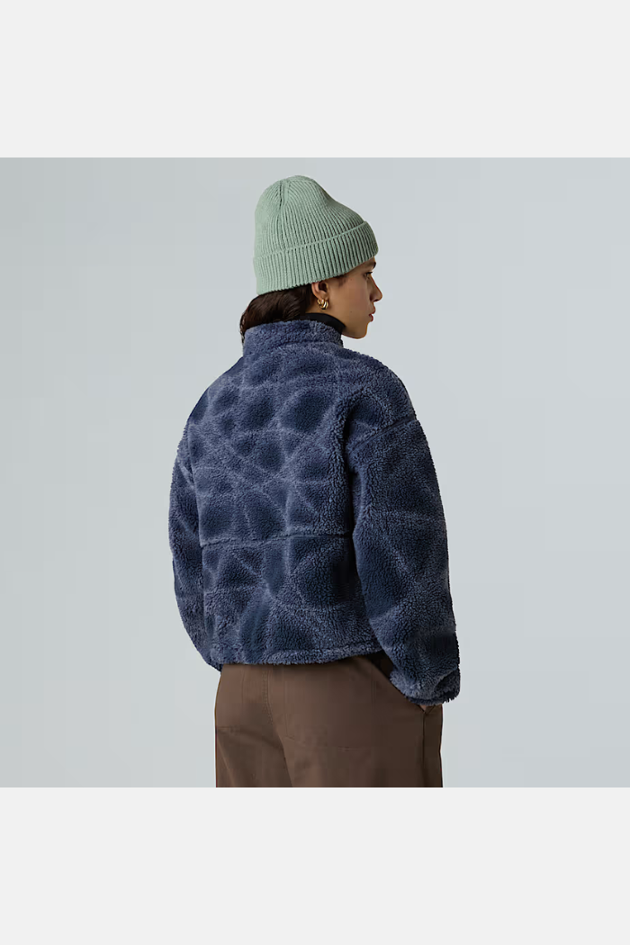 The North Face Wms Extreme Pile FZ Forro Polar Summit Navy Halo Print