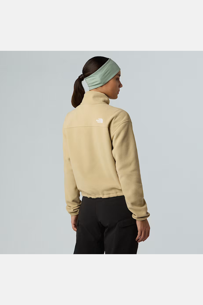 The North Face Wms Glacier 1/2 Zip Forro Polar Khaki Stone