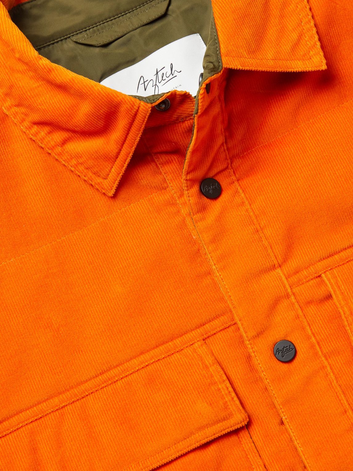 Aztech Zaugg Men's Cotton Jacket Orange Crush