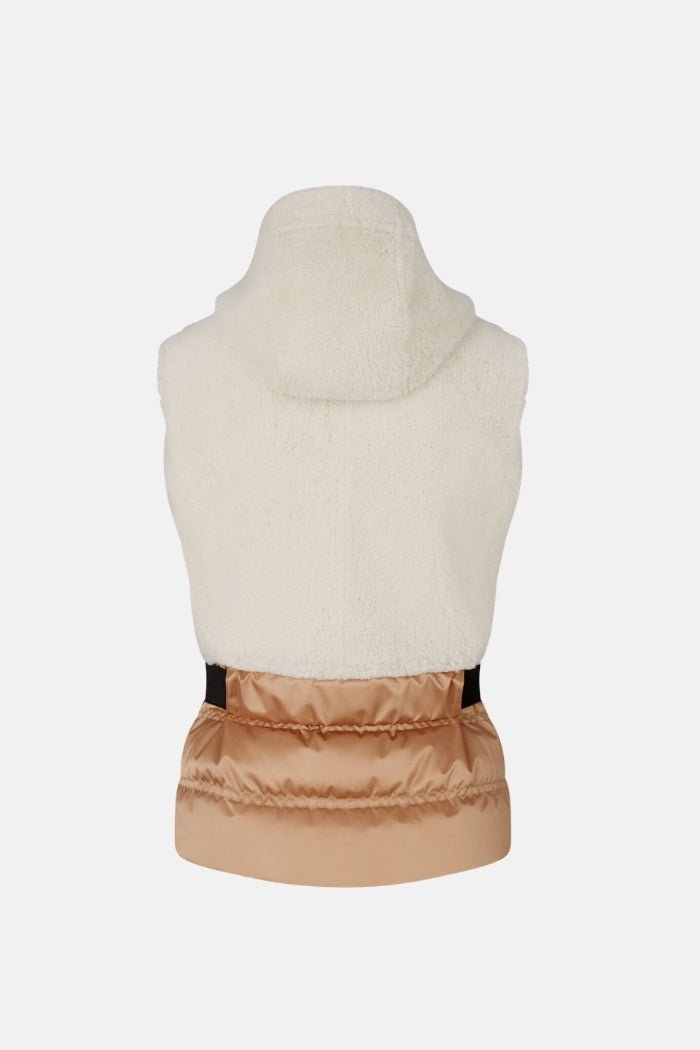 Bogner Katia-LD Chaleco Off White-Camel
