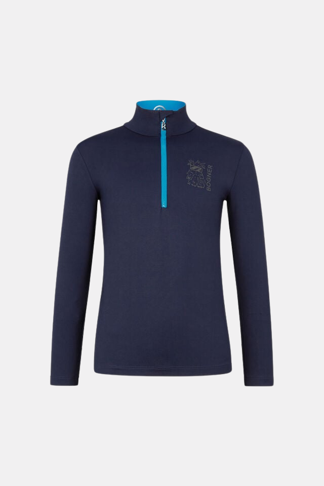 Bogner Kids Benno Camiseta Térmica Midnight Blue 