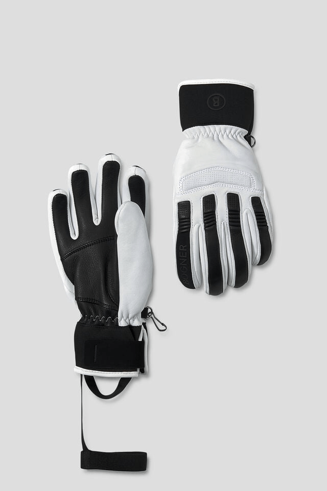 Bogner Lidia Guantes Off White/ Black 