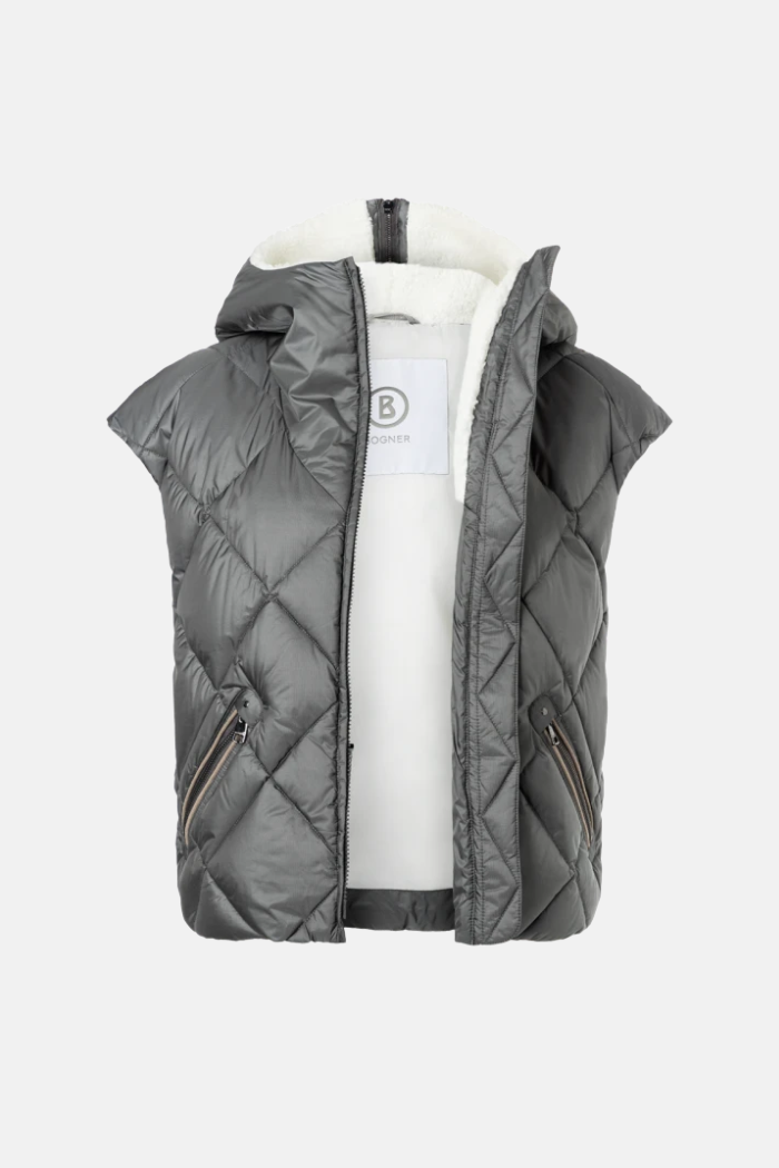 Bogner Marla Chaleco Plumas Gris