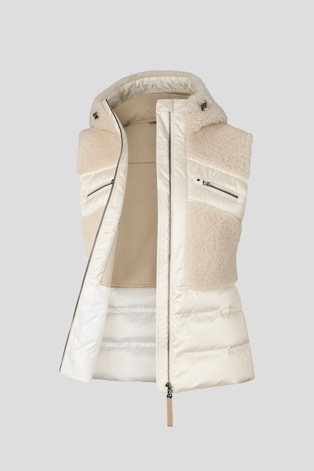 Bogner Minka- Ld Chaleco Eggshell