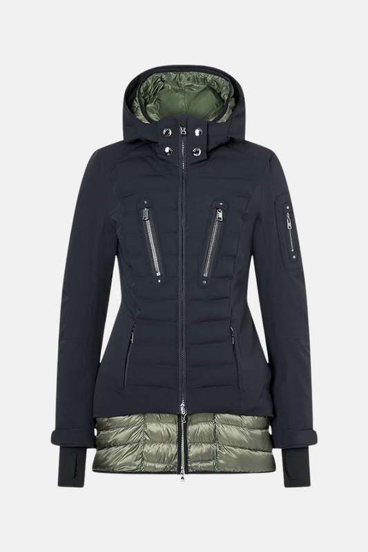 Bogner Rachel Chaqueta Negro/VerdeOliva