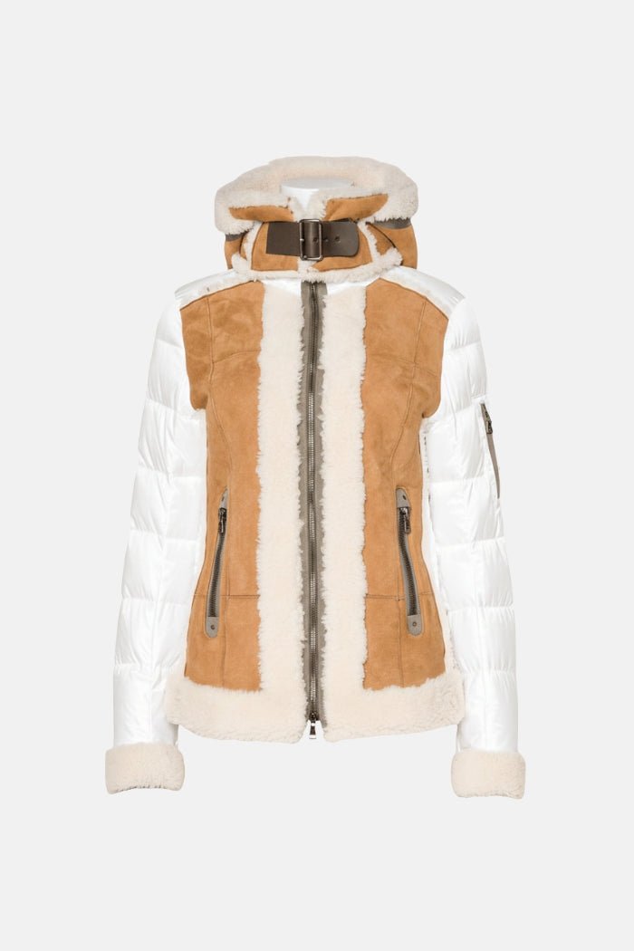 Bogner Riana Down Ski Chaqueta Off/White/Beige
