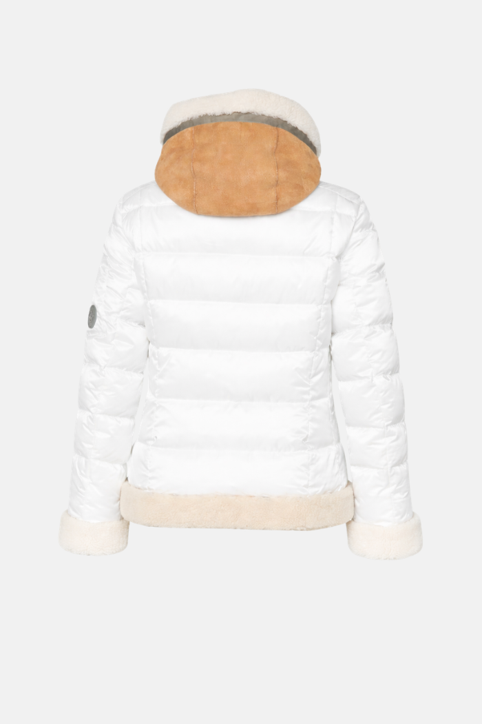Bogner Riana Down Ski Chaqueta Off/White/Beige