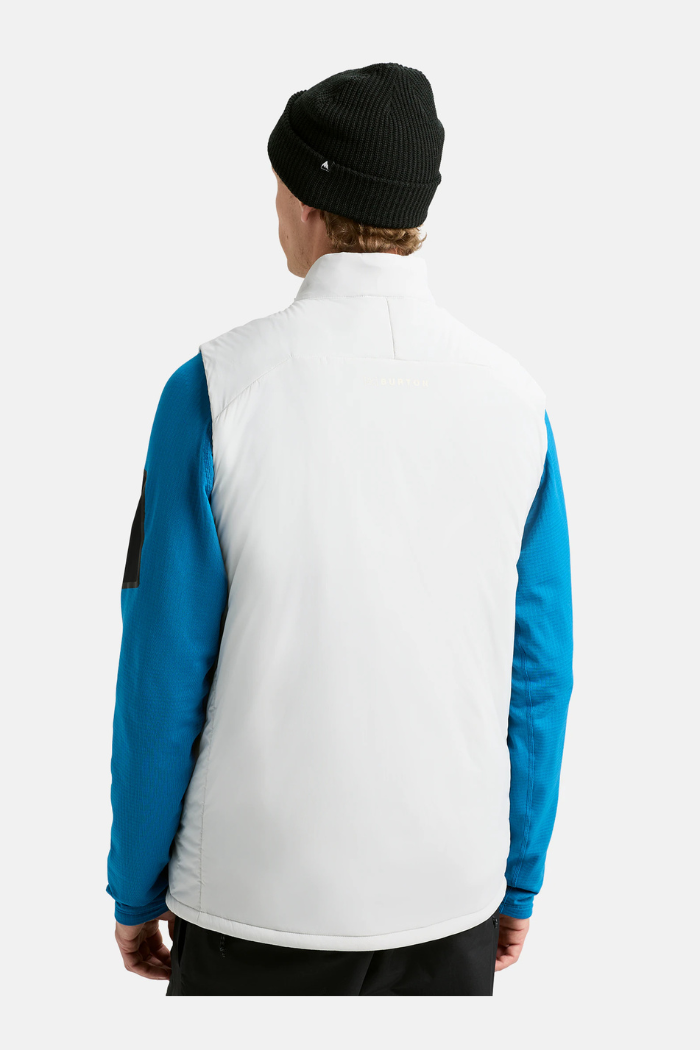 Burton Mns AK Helium Stretch Insulated Chaleco Gray Cloud 