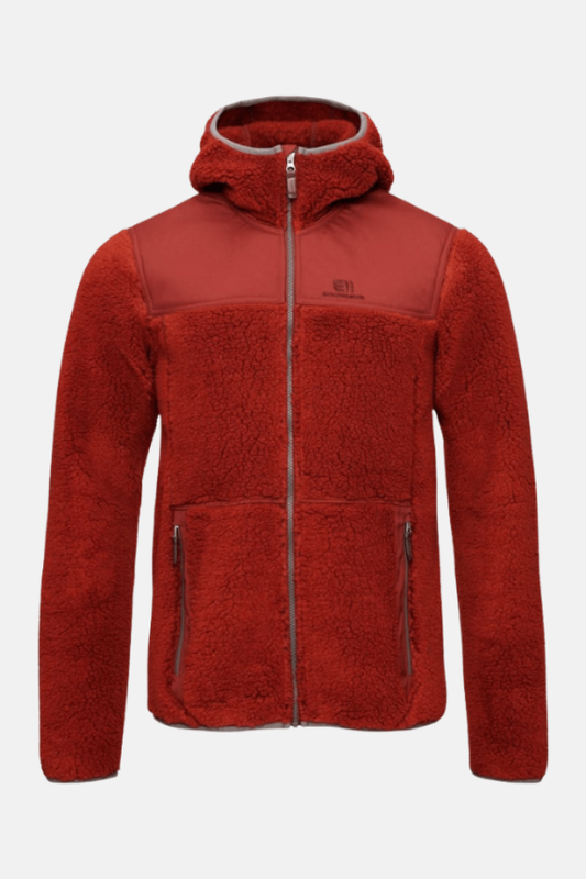 Elevenate Men's Glacier Pile Hood Forro Polar Rooibos