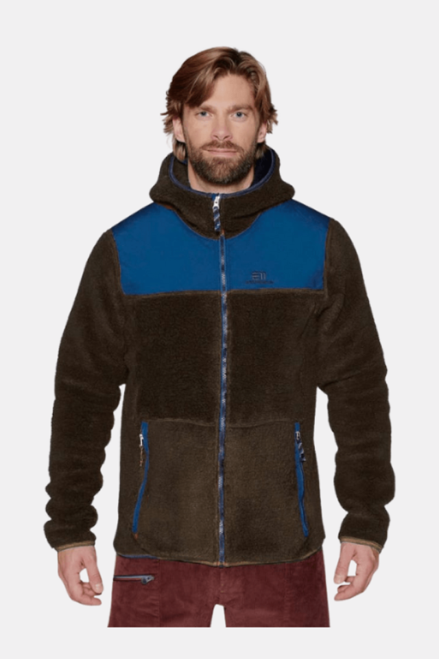 Elevenate Men's Glacier Pile Hood Forro Polar Shiitake Brown