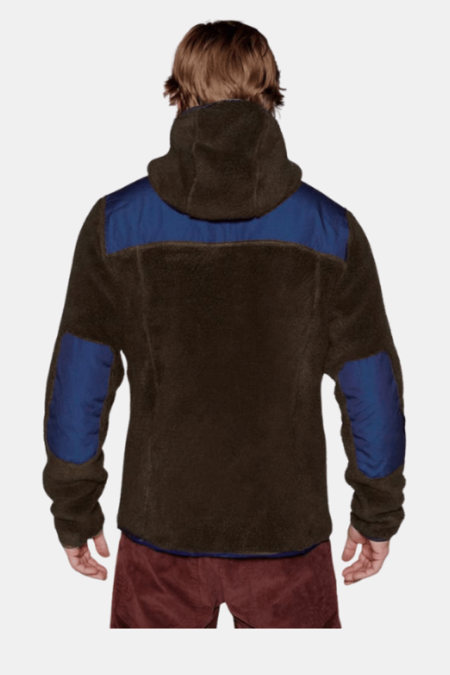 Elevenate Men's Glacier Pile Hood Forro Polar Shiitake Brown