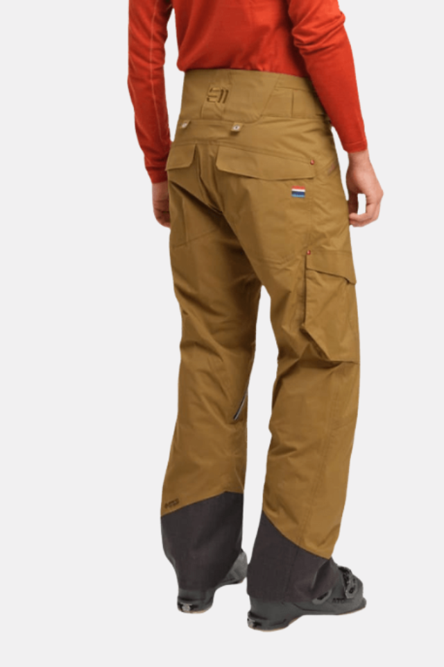 Elevenate Men's Lavancher Cargo Pantalones Mustard Brown