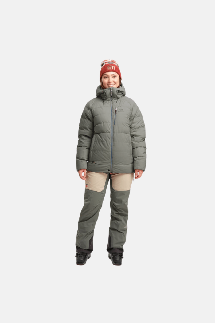 Elevenate Women's Combin Down Chaqueta Gray Green