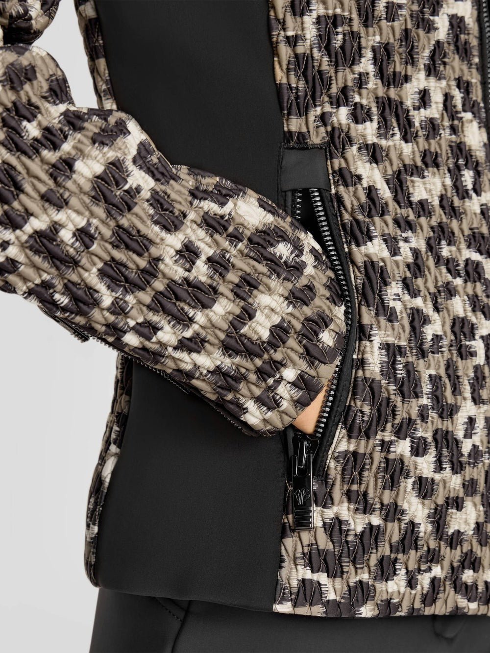 Fusalp Montana Leopard Chaqueta Leopard Flou Savane/Noir
