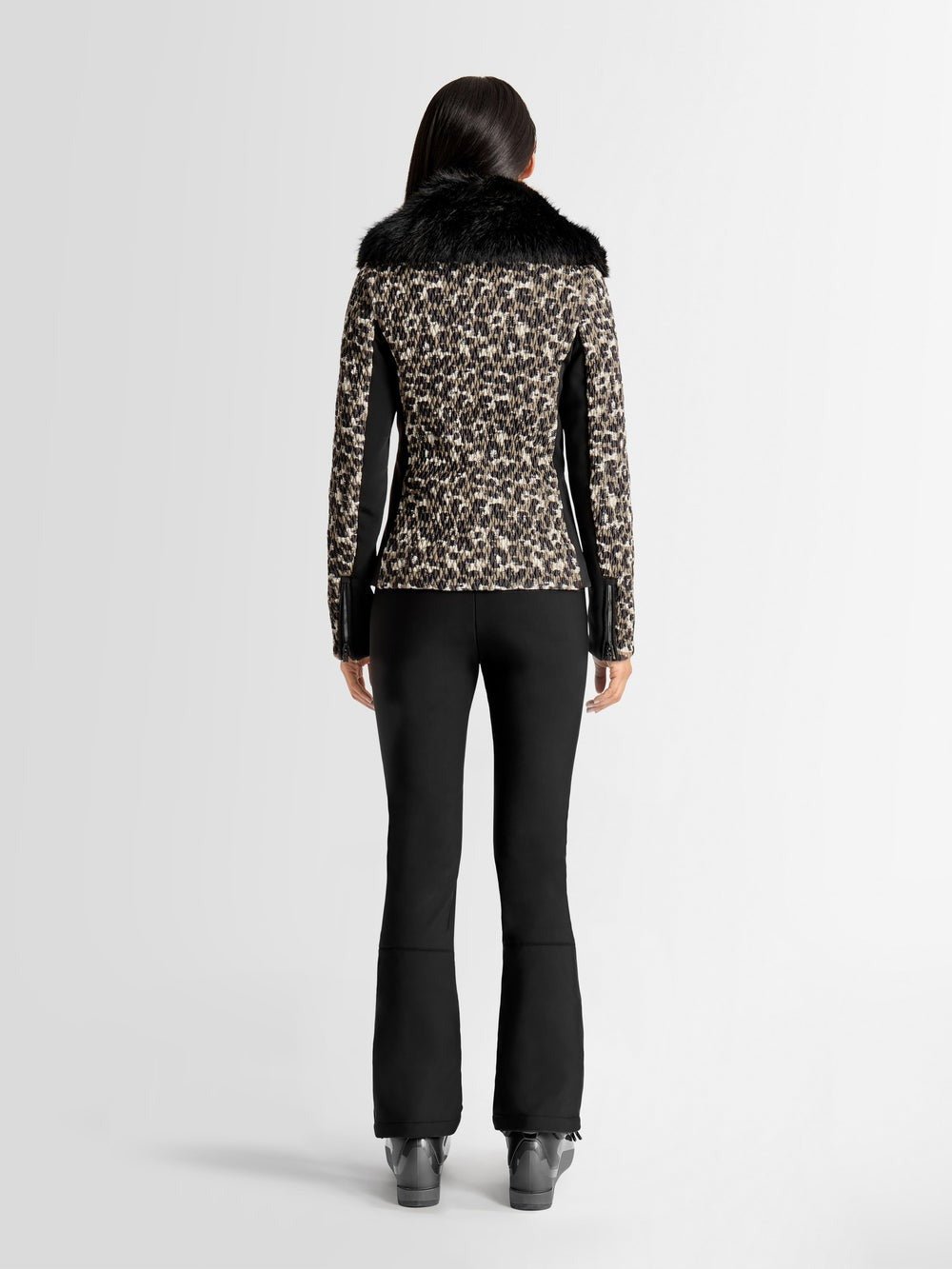 Fusalp Montana Leopard Chaqueta Leopard Flou Savane/Noir