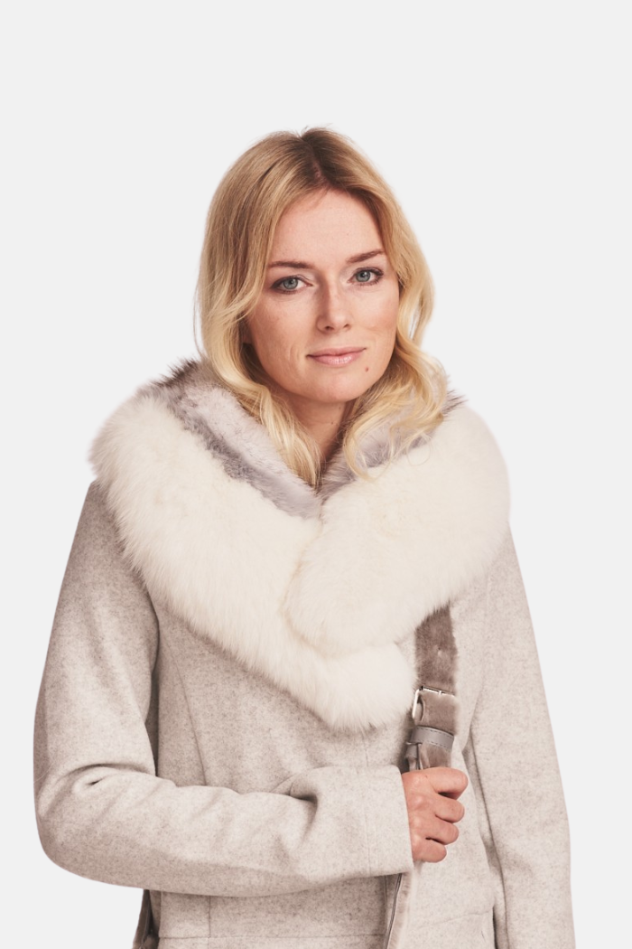 Gena Heidi Cuello white beige
