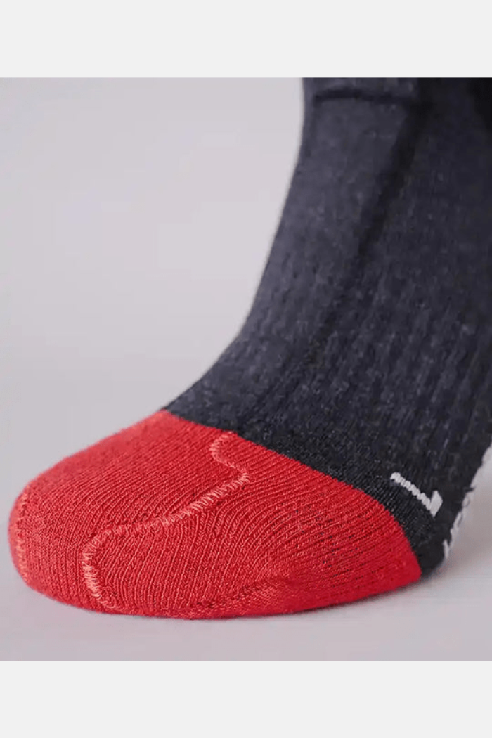 Lenz Calcetines Calefactables 5.1 Toe Cap Regular Fit Anthracite/Red
