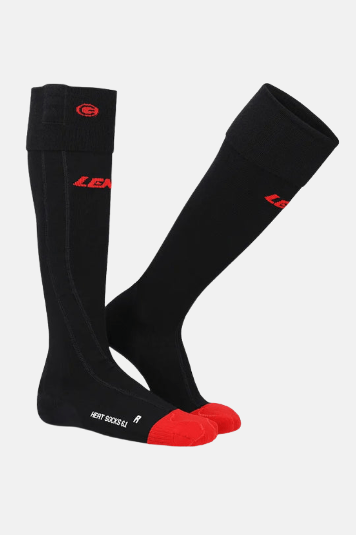 Lenz Heat 6.1 Toe Cap Merino Compression Calcetines Calefactables Black