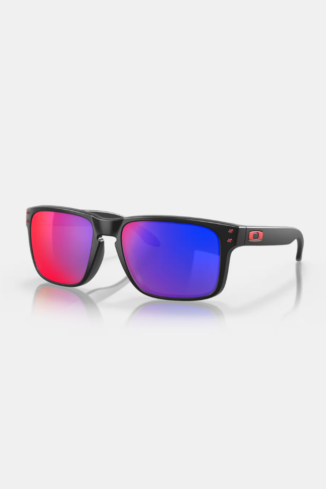 Matte Black / Positive Red Iridium