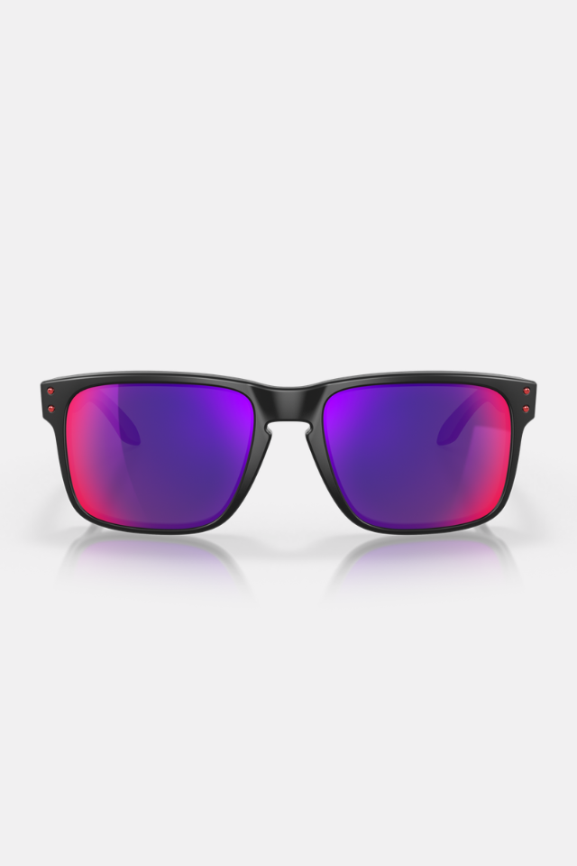 Matte Black / Positive Red Iridium