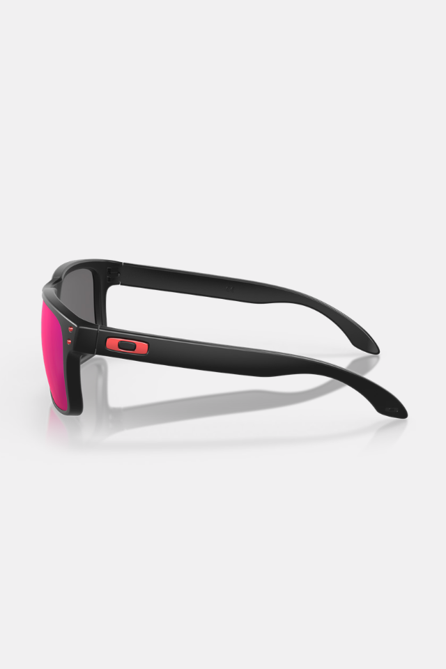 Matte Black / Positive Red Iridium