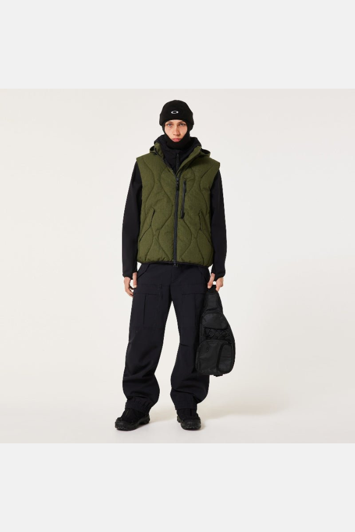 Oakley Baldface Puffer Chaleco Army Green