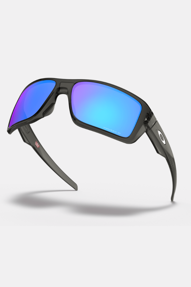 Oakley Double Edge Grey Smoke / Prizm Sapphire Polarized