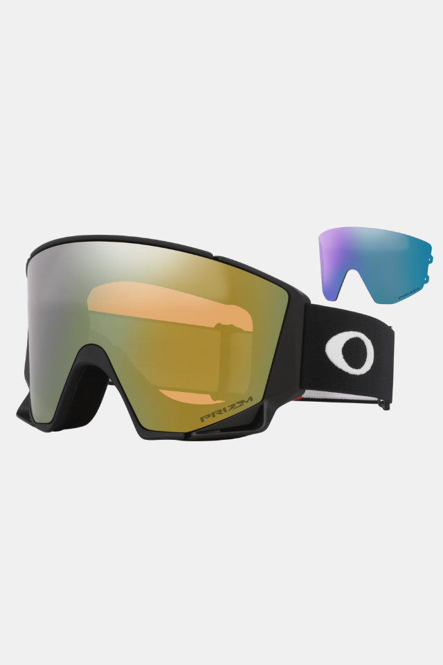 Oakley Flow Scape L Matte Black / Prizm Sage Gold Iridium / Prizm Snow Iced Iridium