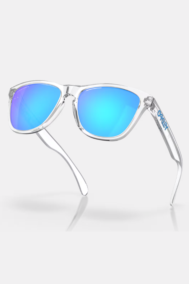 Oakley Frogskins Crystal Clear / Prizm Sapphire
