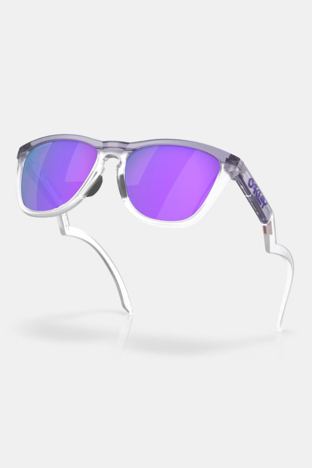 Oakley Frogskins Hybrid Matte Lilac/Prizm Clear / Prizm Violet