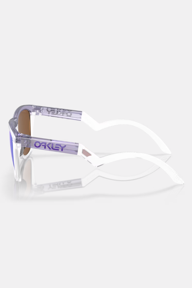 Oakley Frogskins Hybrid Matte Lilac/Prizm Clear / Prizm Violet