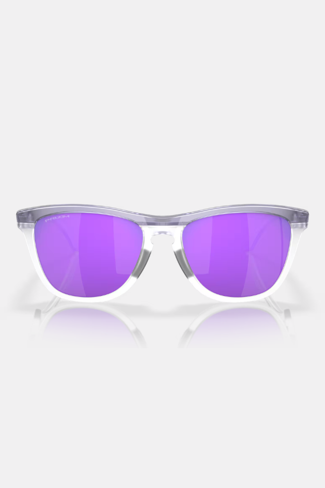 Oakley Frogskins Hybrid Matte Lilac/Prizm Clear / Prizm Violet