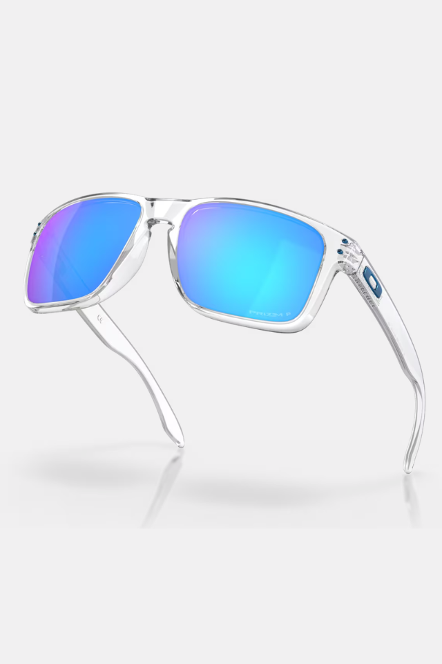 Oakley Holbrook XL Polished Clear / Prizm Sapphire Irid Polar