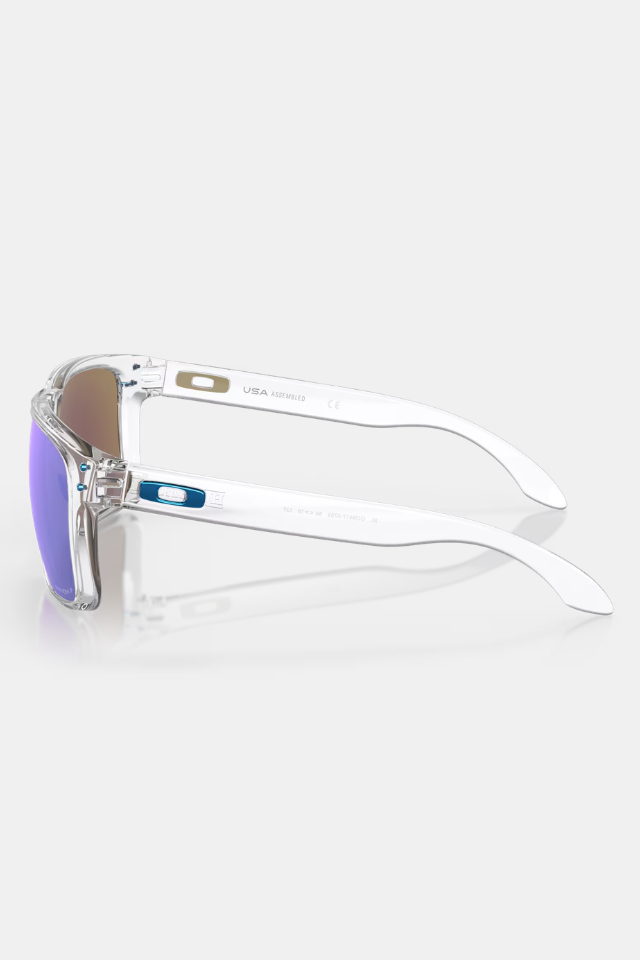 Oakley Holbrook XL Polished Clear / Prizm Sapphire Irid Polar