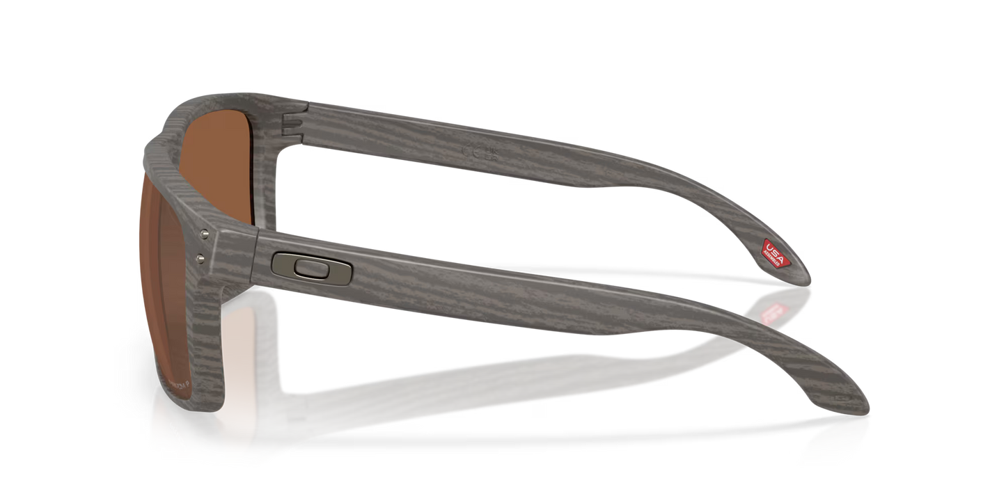 Oakley Holbrook XXL Gafas de Sol Prizm tungsten polarized, Montura woodgrain