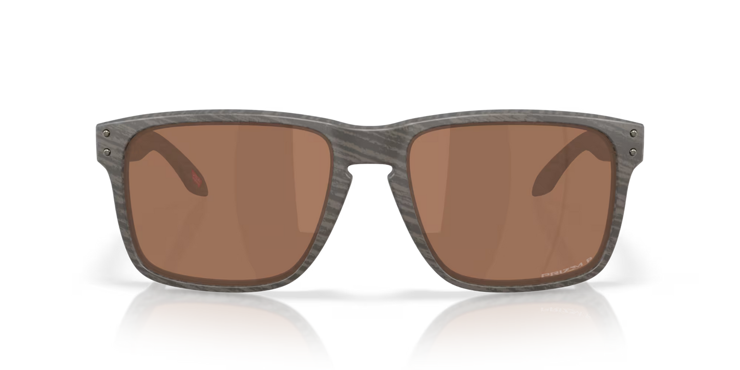 Oakley Holbrook XXL Gafas de Sol Prizm tungsten polarized, Montura woodgrain