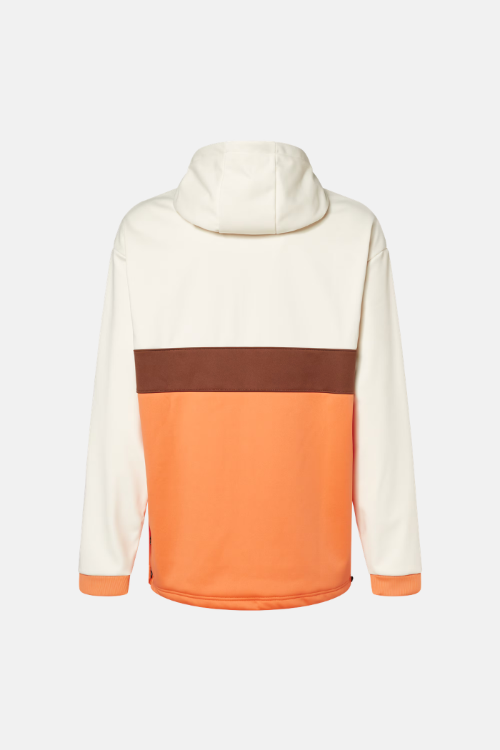 Oakley Mns TNP Nose Grab Softshell Sudadera Arctic White/Soft Orange