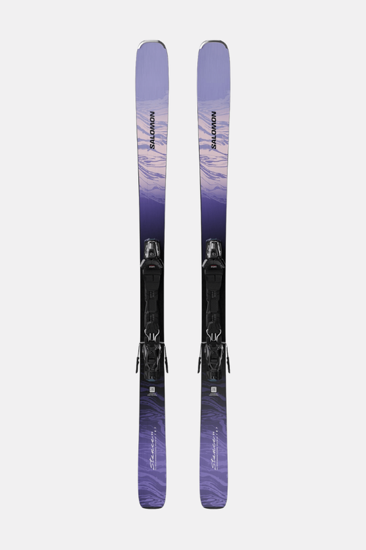 Salomon Pack Esquí E Stance W 84 + M10 GW L9 Sweet Lavender/Bleached Denim