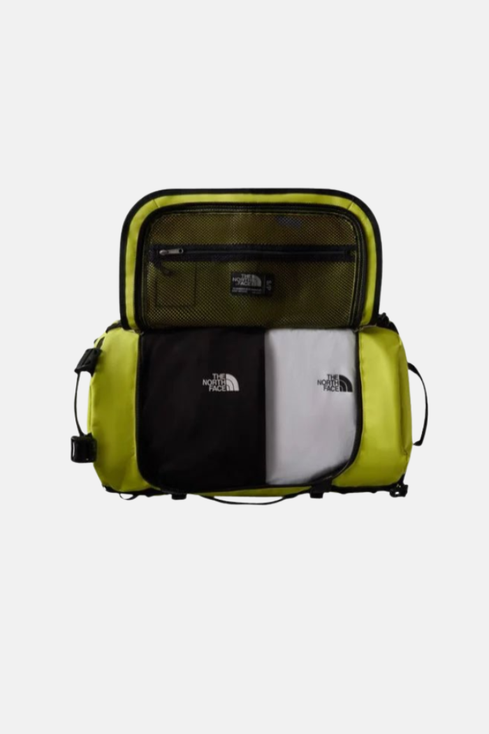 The North Face Base Camp Duffel Bolso de Viaje Sulphur Spring Green/TNF Black