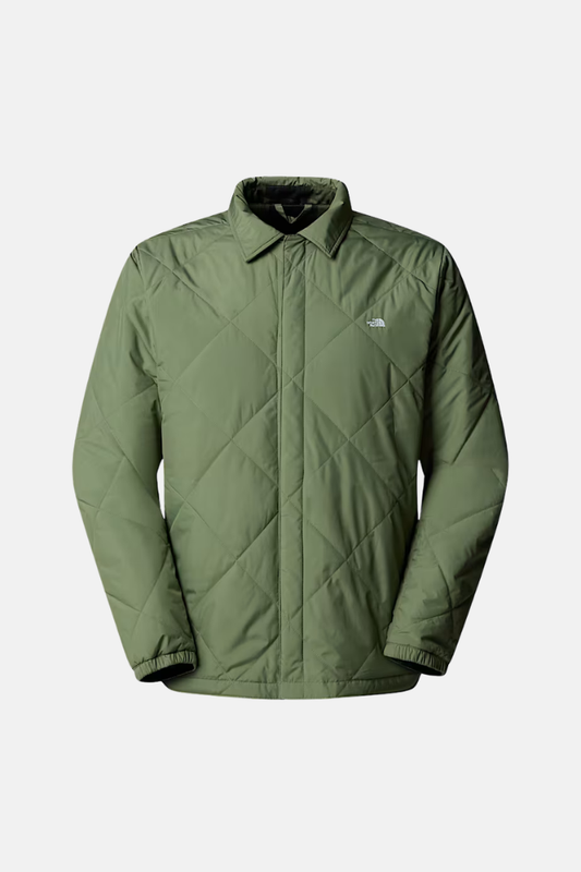 The North Face Mns Afterburner Flannel Chaqueta Bark Mist/TNF Black Shadow Plaid