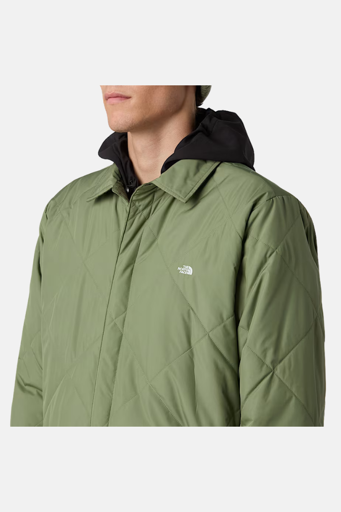 The North Face Mns Afterburner Flannel Chaqueta Bark Mist/TNF Black Shadow Plaid