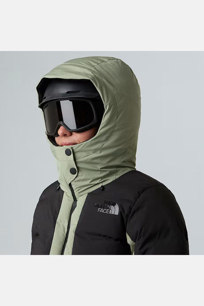The North Face Wms Cold Spell Cropped Chaqueta Pluma Slate Moss/TNF Black