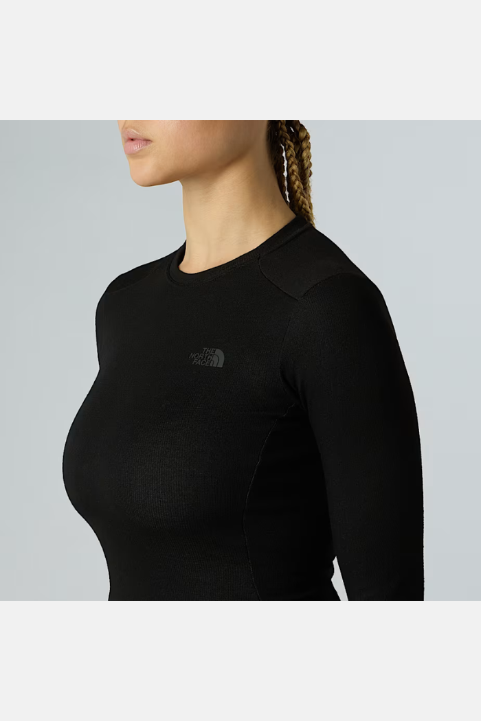 The North Face Wms Easy L/S Camiseta Técnica TNF Black