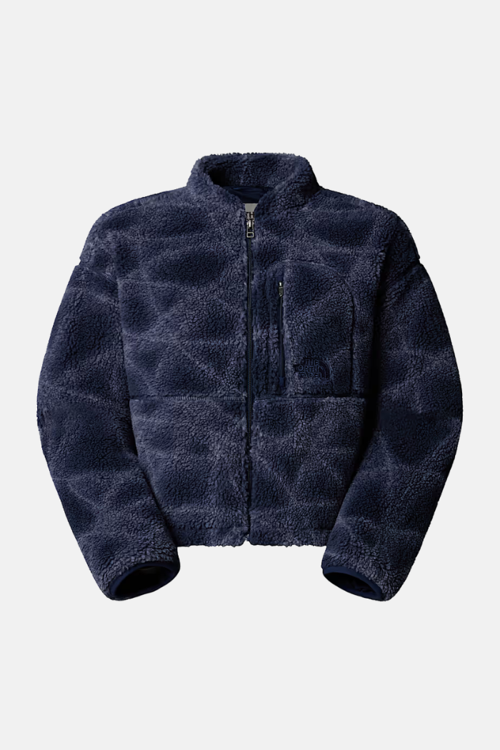 The North Face Wms Extreme Pile FZ Forro Polar Summit Navy Halo Print