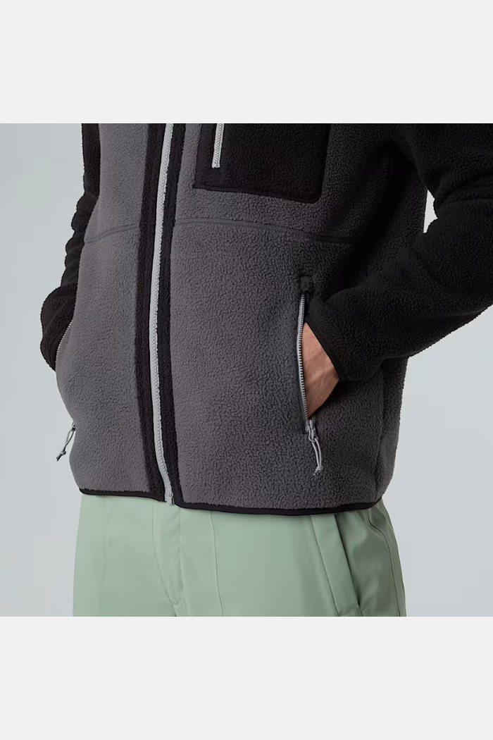 The North Face Yumiori Full Zip Forro Polar Anthracite Grey/TNF Black Monument Grey