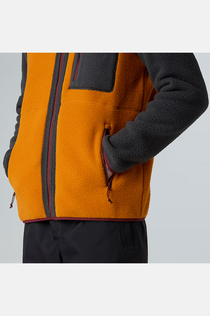 The North Face Yumiori Full Zip Forro Polar Agate Orange/Asphalt Grey/Sumac