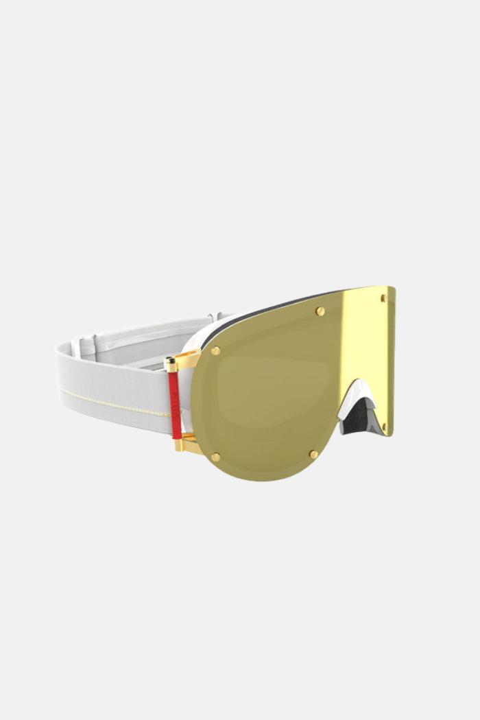 Yniq Model Four Máscara White Black Gold