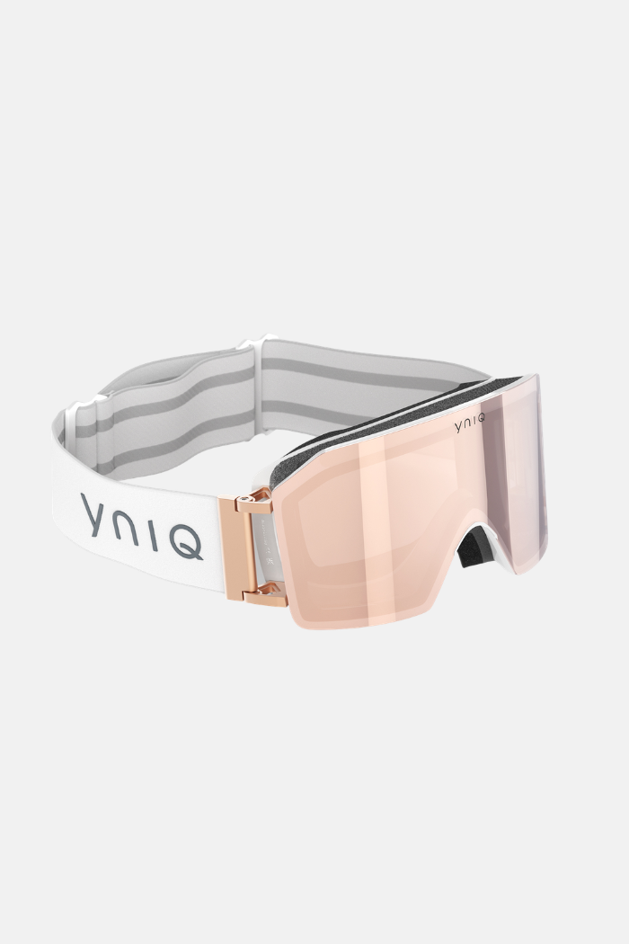 Yniq Model Nine Máscara White Rose Gold