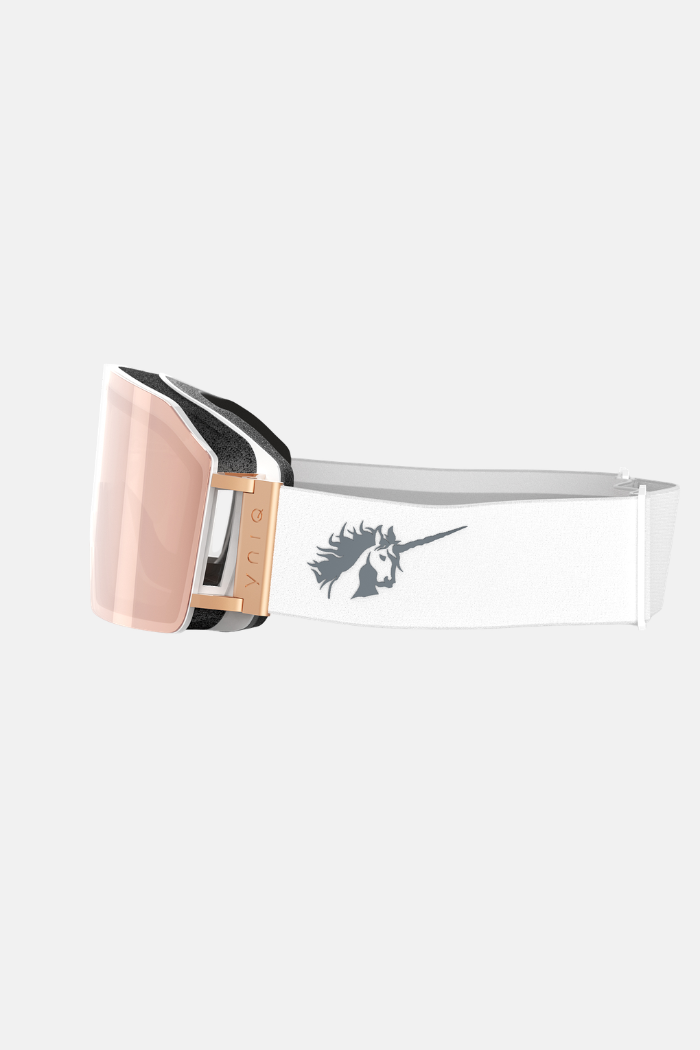 Yniq Model Nine Máscara White Rose Gold